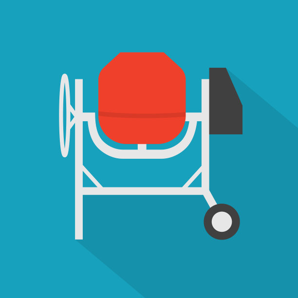 混凝土搅拌机的图标图片下载