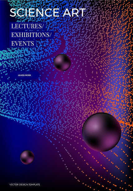 未来与动态粒子背景图片下载