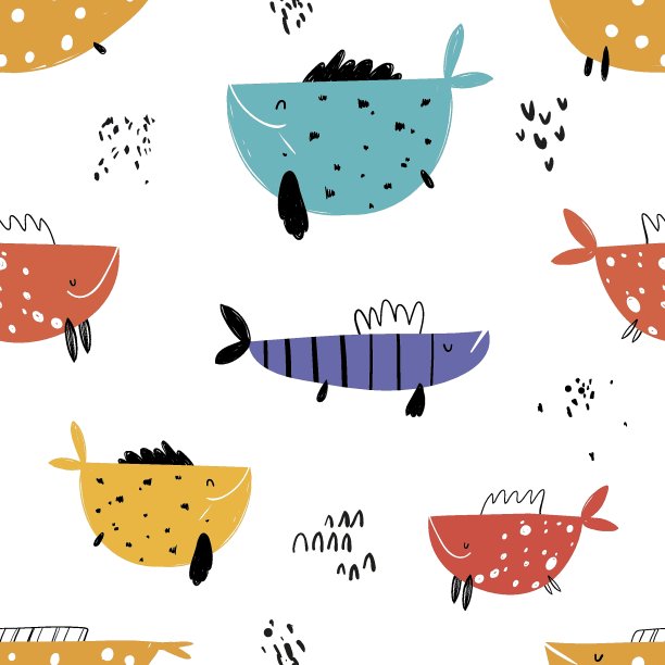 可爱的手绘插画图片下载