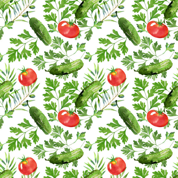 蔬菜无缝模式图片下载