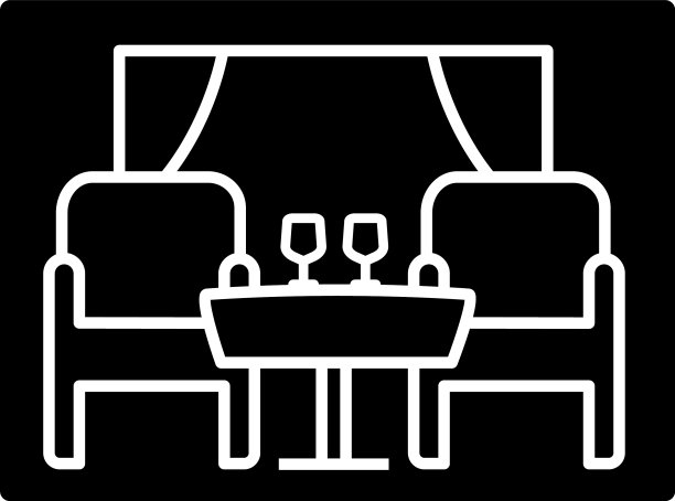 餐厅字形图标图片下载