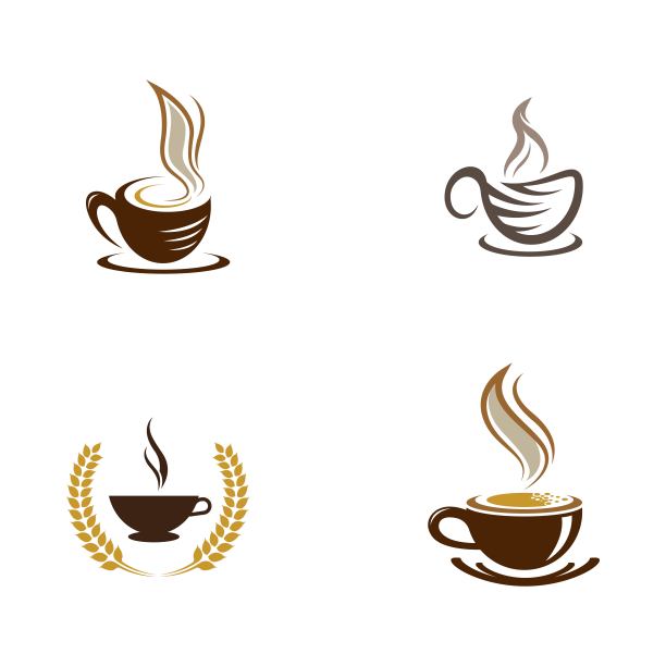 咖啡杯符号矢量图标图片下载