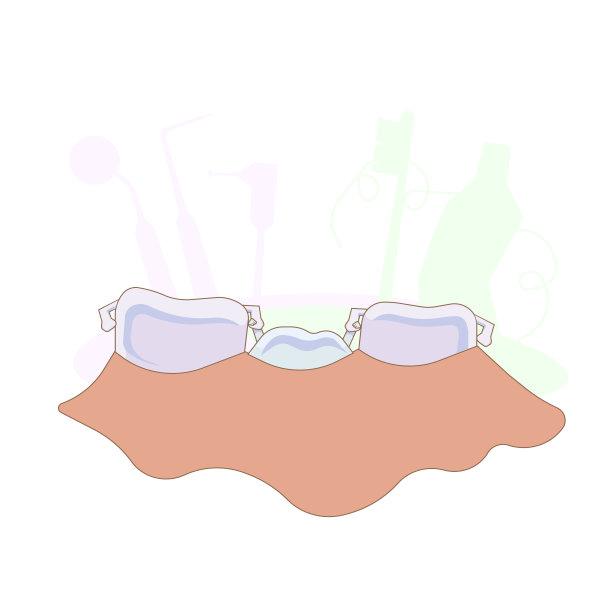 牙齿的家庭帮助新的一个得到切割与牙科保健工具的白色孤立的背景，矢量插图的标志，印刷品，海报，小册子或设计的诊所，牙齿健康的概念图片下载