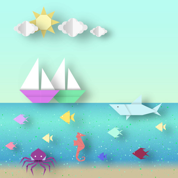 纸上的风景。图片下载