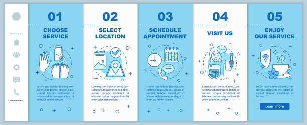 美甲沙龙登陆手机网页模板图片下载