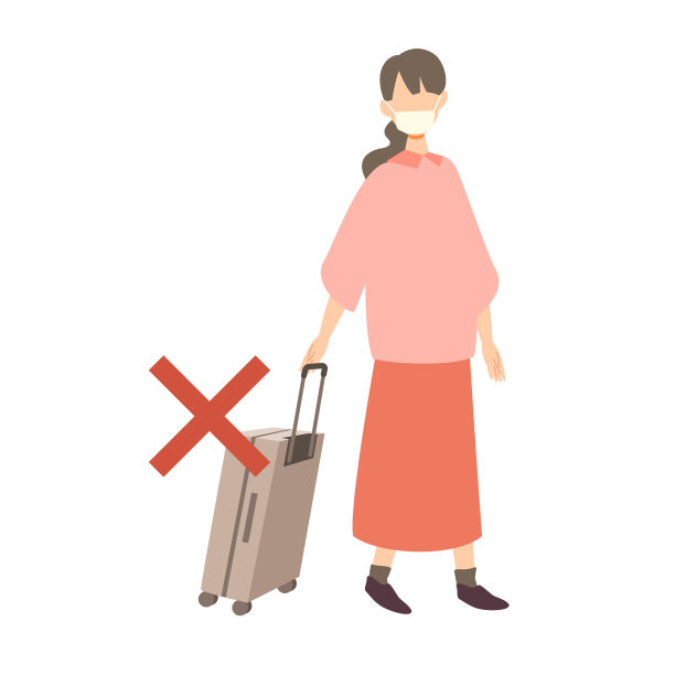 矢量插图的女人移动到一个偏远的位置图片下载