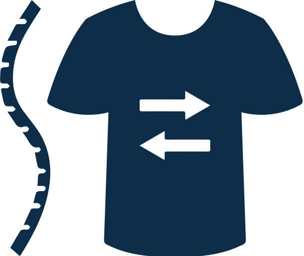 着装尺寸图标指导衬衫尺寸图片下载