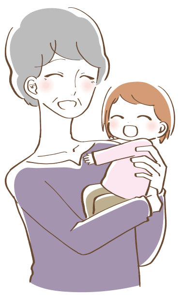 口臭阿姨女人插图图片下载