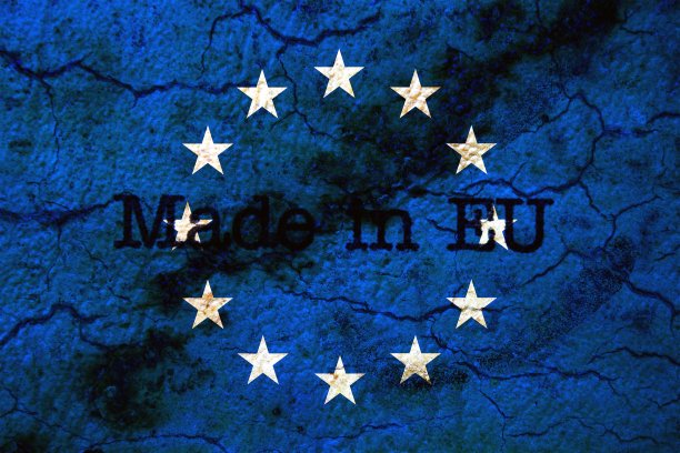 欧洲制造的垃圾概念图片下载