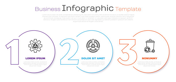 设置线循环符号和齿轮风力发电机组图片下载