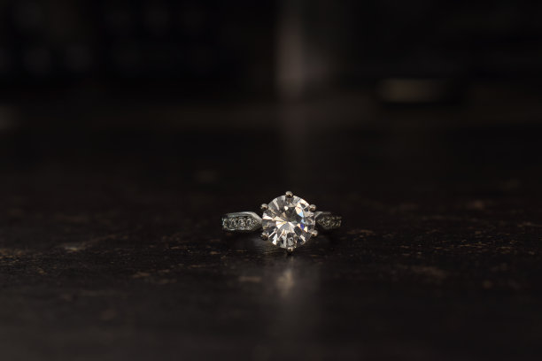 白色钻戒图片下载