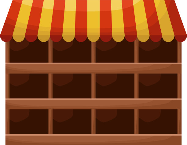 清空商店内部的货架图片下载