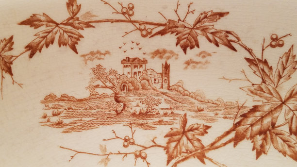 中国艺术在复古的洗碗室内图片下载