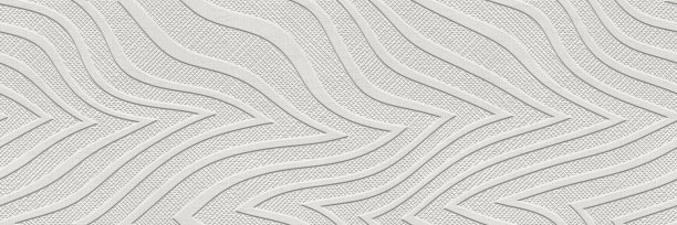 锯齿花纹上雕刻的垃圾石背景无缝纹理，纹理长，白色，3d插图图片下载