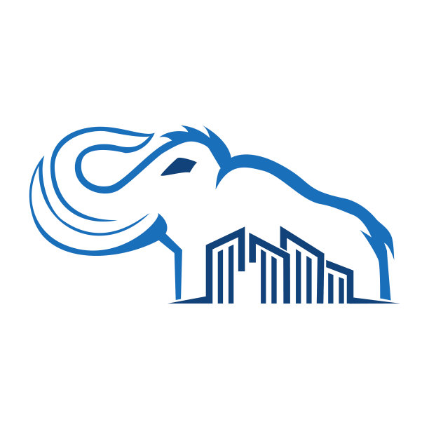 庞大的公寓标志模板图片下载