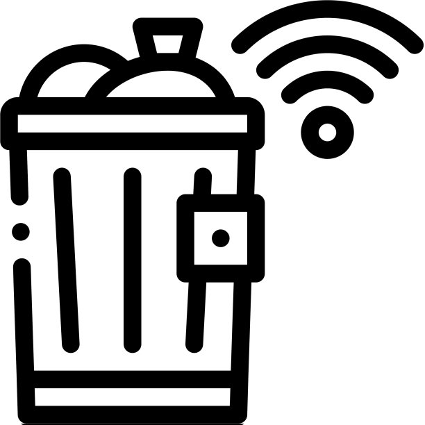 垃圾桶图标轮廓图片下载