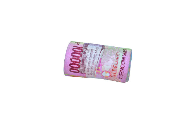 印尼货币，印尼盾，还有植物种子。经济增长的概念图片下载