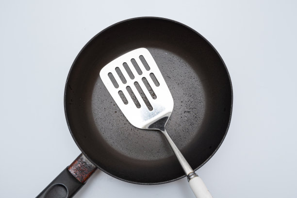 旧油煎锅和公用事业turner图片下载