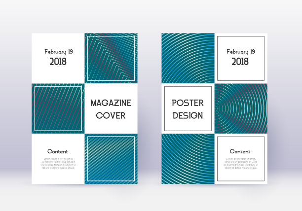 商业封面设计模板集红色摘要l图片下载