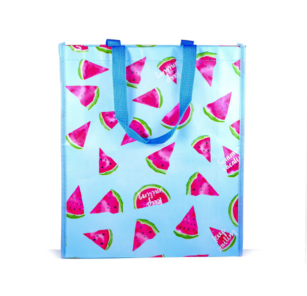 彩色购物袋孤立在白色图片下载