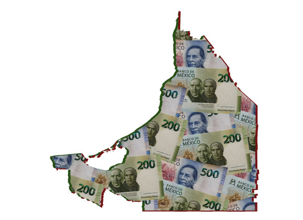 墨西哥坎佩切州的商业、经济和金融背景图片下载