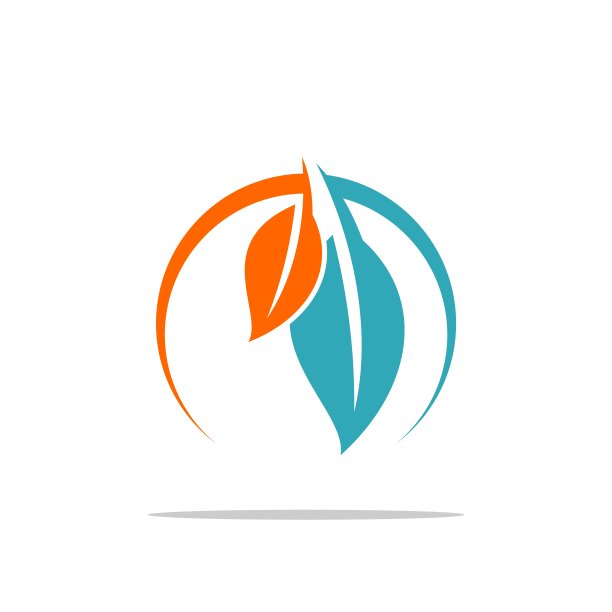 绿叶自然标志模板插图设计。向量EPS 10。图片下载