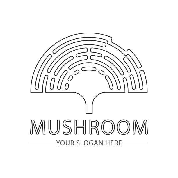 摘要蘑菇公司标志图片下载