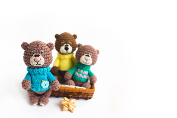 手工编织的玩具。图片下载