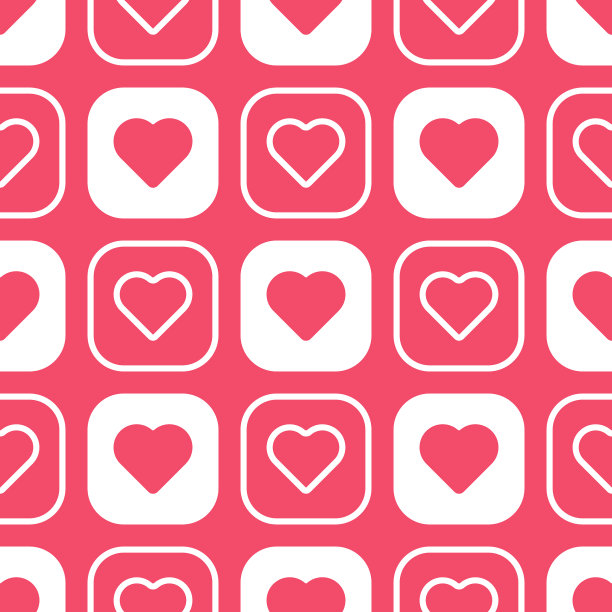 爱心无缝模式图片下载