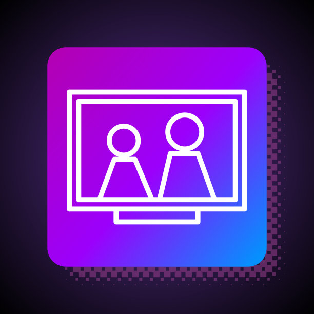 白线相框上的表图标隔离上图片下载