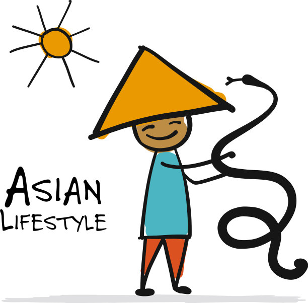 印度人与蛇眼镜蛇隔离在白色图片下载