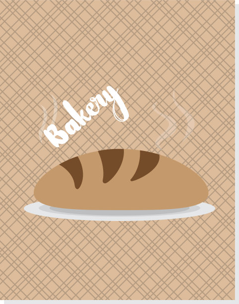 古董面包店的海报图片下载