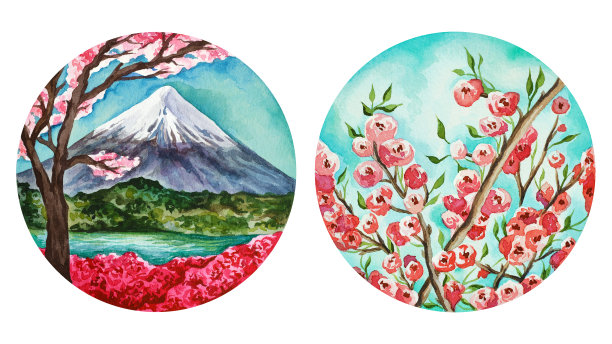 水彩插图图片下载