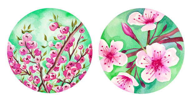 水彩插图图片下载