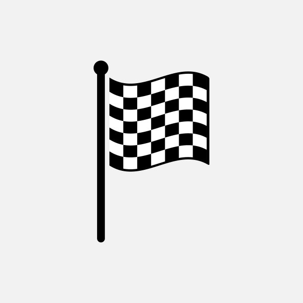 赛车的旗帜图片下载