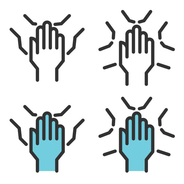 双手支持图标矢量，团队合作，会议，协商图片下载