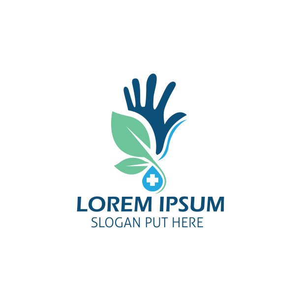 洗手液标志设计模板图片下载