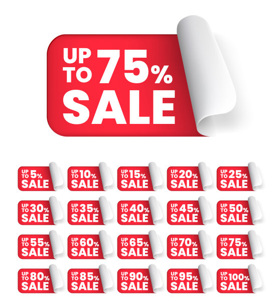 高质量矩形详细贴纸上的白色背景图片下载