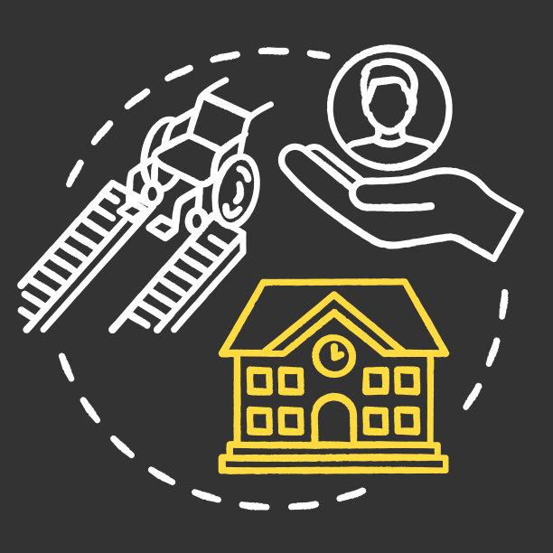 包含环境粉笔RGB颜色概念图标。为有特殊需要的学生提供机构支援。残疾人援助的想法。矢量孤立的黑板插图在黑色的背景图片下载