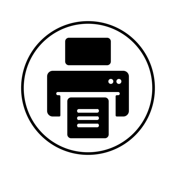 打印，打印文件，黑色打印机，打印，发布文件图标图片下载