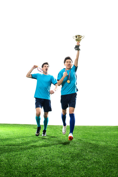 足球运动员欢呼获奖图片下载