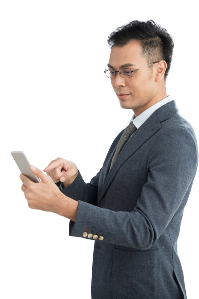 使用手机的商务男子图片下载