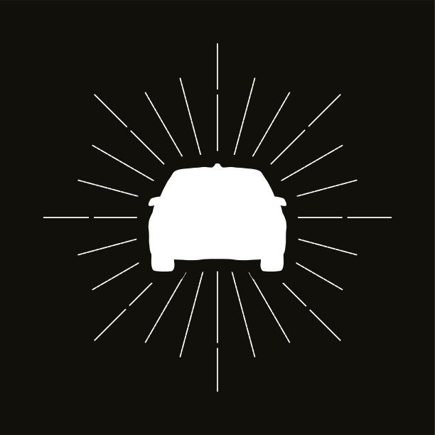 复古汽车，轿车剪影图片下载