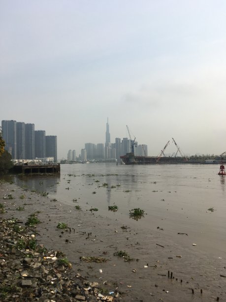 早上曼谷的大河图片下载