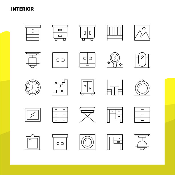 设置内部线图标设置25图标极简主义图片下载