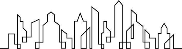 城市的天际线图片下载