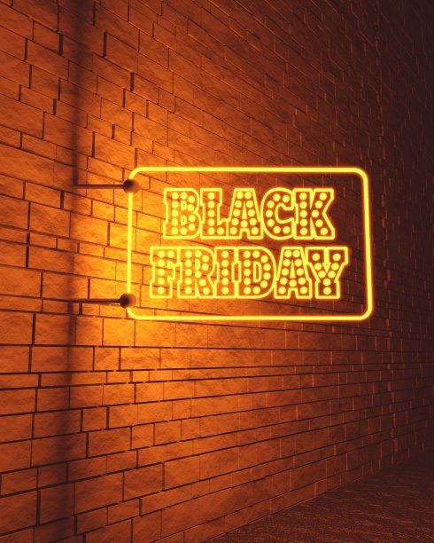 黑色星期五刻字图片下载