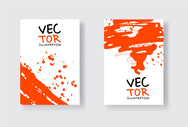 红墨水笔画在白色的日本背景上图片下载