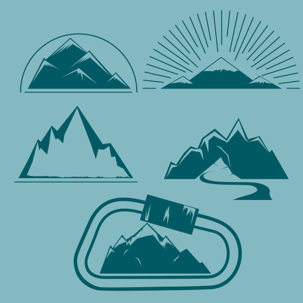 等高线山脉(一)图片下载