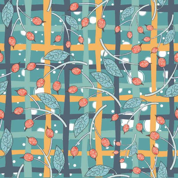 无缝冬季图案圣诞快乐纹理图片下载